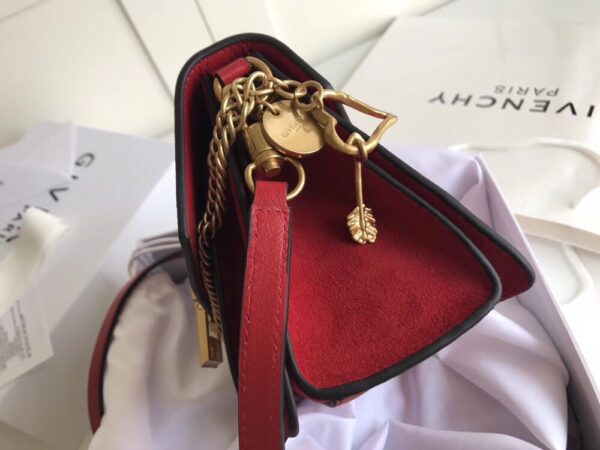 Givenchy GV3 Small Handbag - Red 50362 - Image 4