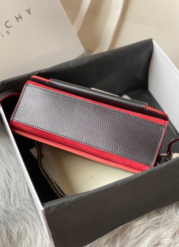 Givenchy Gv3 Rare Animal Leather Small Handbag - Black 57452 - Image 3