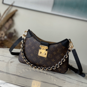 Louis Vuitton Twinny Yellow Leather Handbag - Black 31717
