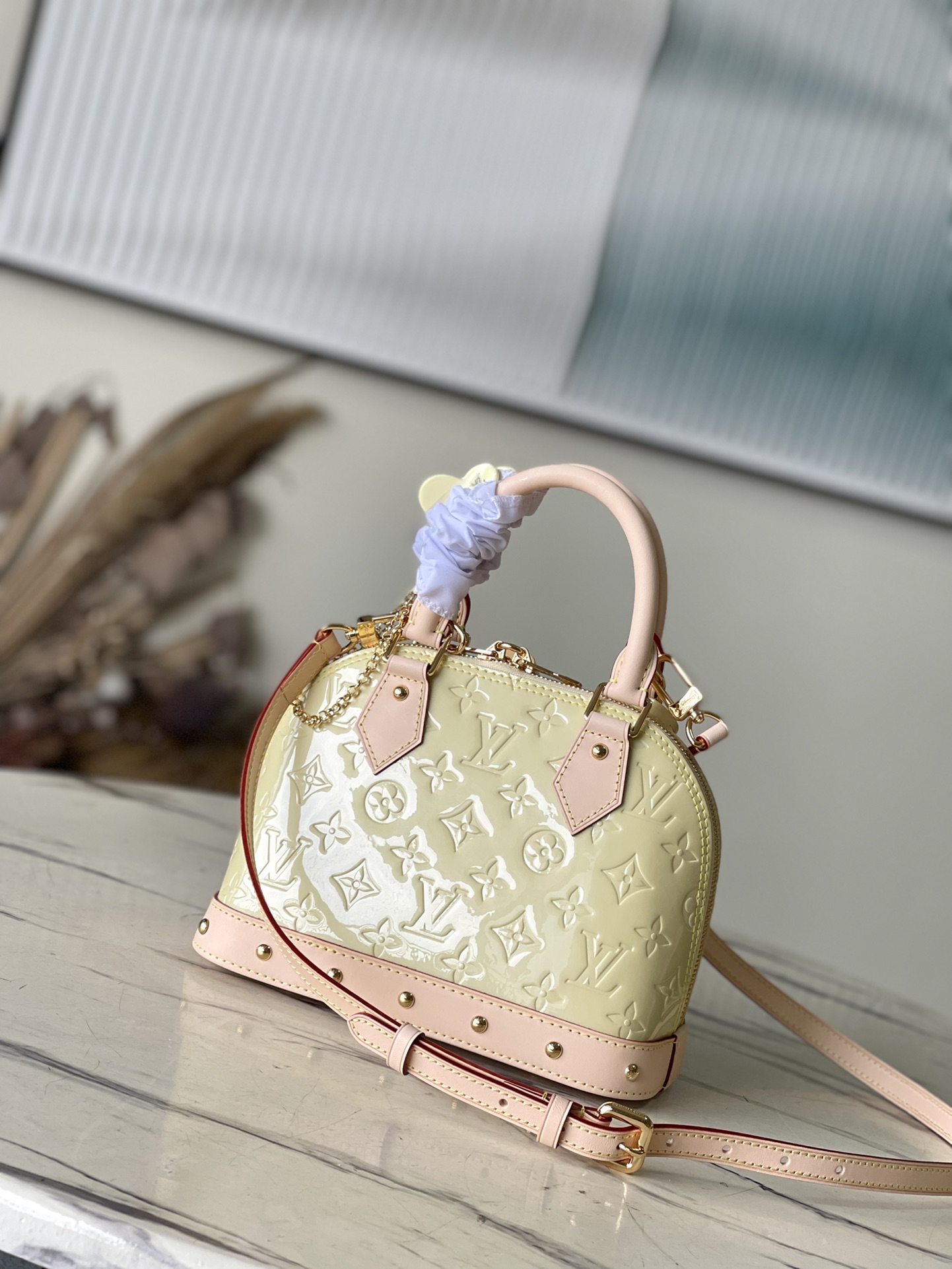 Louis Vuitton Alma BB Handbag - Yellow 88736 - Image 3