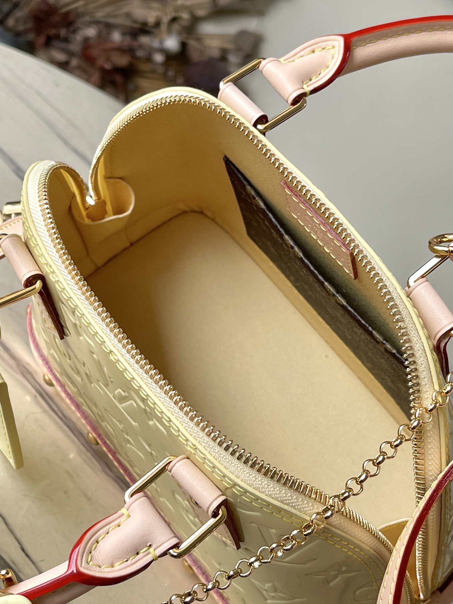 Louis Vuitton Alma BB Handbag - Yellow 88736 - Image 6