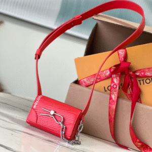Louis Vuitton Micro Steamer Handbag - Red 91376