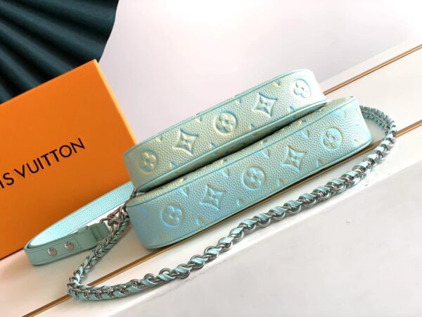 Louis Vuitton Multi Pochette Accessoires Handbag - Blue 92630 - Image 3