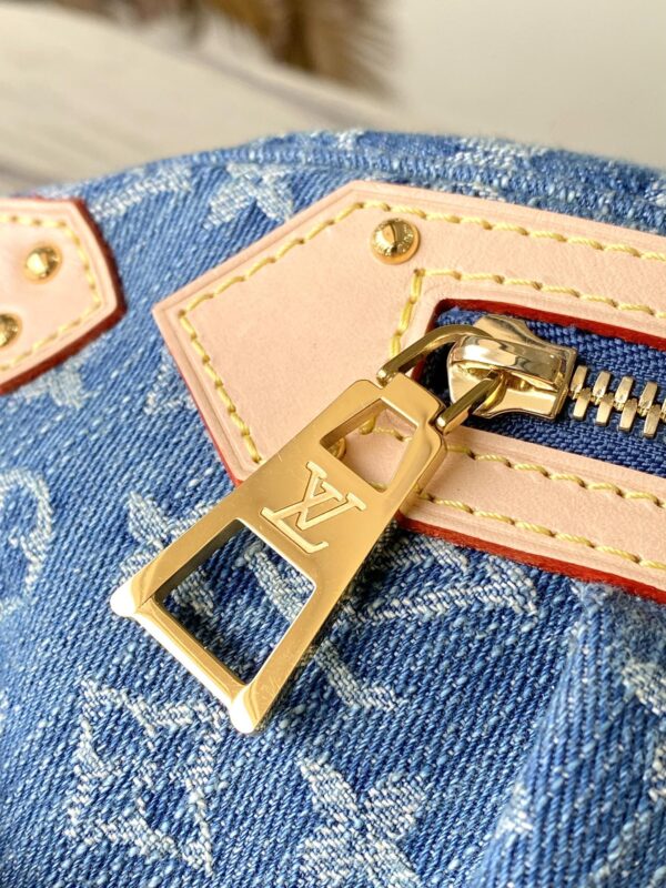 Louis Vuitton High Rise Fanny  Denim Bag 82264 - Image 4