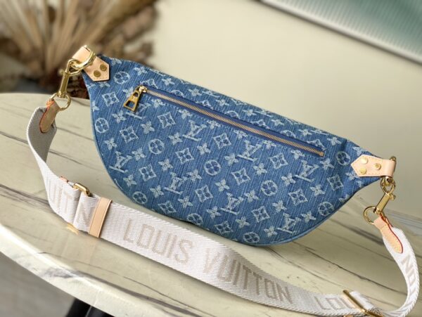 Louis Vuitton High Rise Fanny  Denim Bag 82264 - Image 5