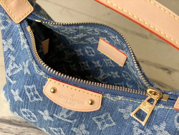 Louis Vuitton Mini Moon Denim Handbag - Blue 21861 - Image 2