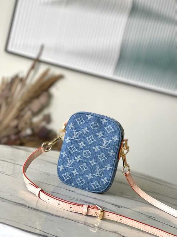 Louis Vuitton Fairfax Pochette Denim Handbag 47981 - Image 2