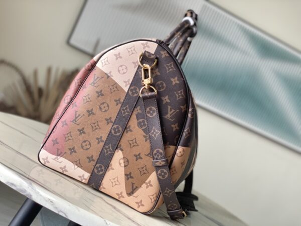 Louis Vuitton  Keepall Bandouliere55 Travel Bag - Brown 68258 - Image 5