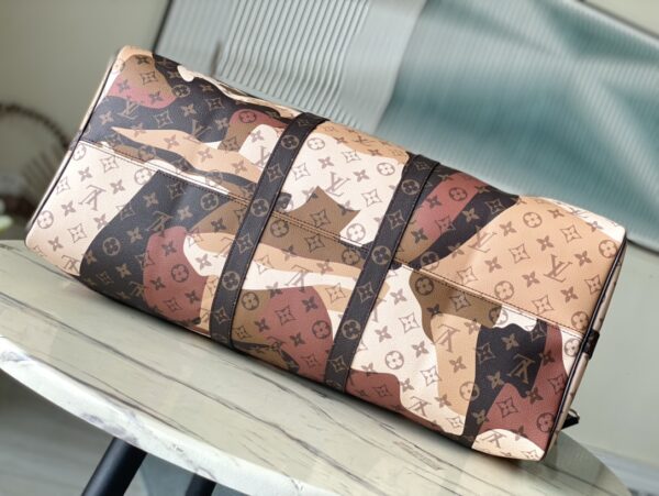 Louis Vuitton  Keepall Bandouliere55 Travel Bag - Brown 68258 - Image 3