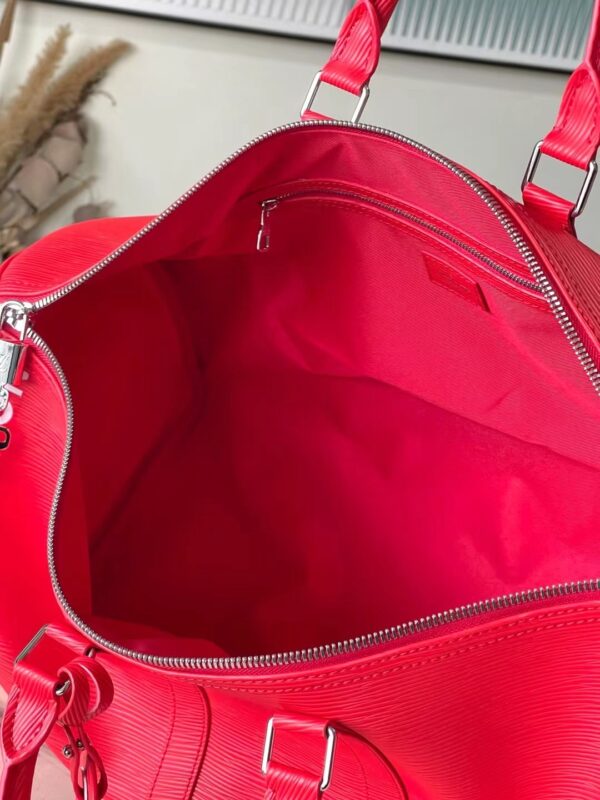 Louis Vuitton  Keepall Bandouliere50 Handbag - Red 26200 - Image 2